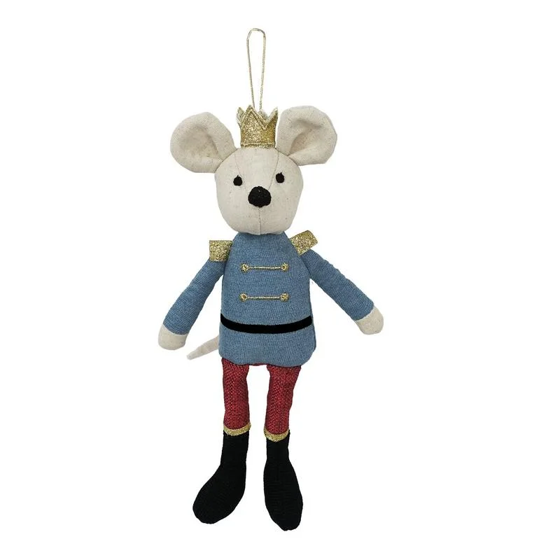 Huggable and cozy plush toysKing Mouse Doll Ornament