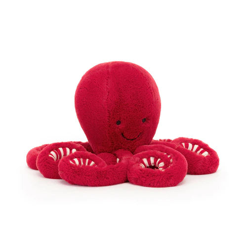 Soft and endearing Jellycat plushiesCranberry Octopus Little