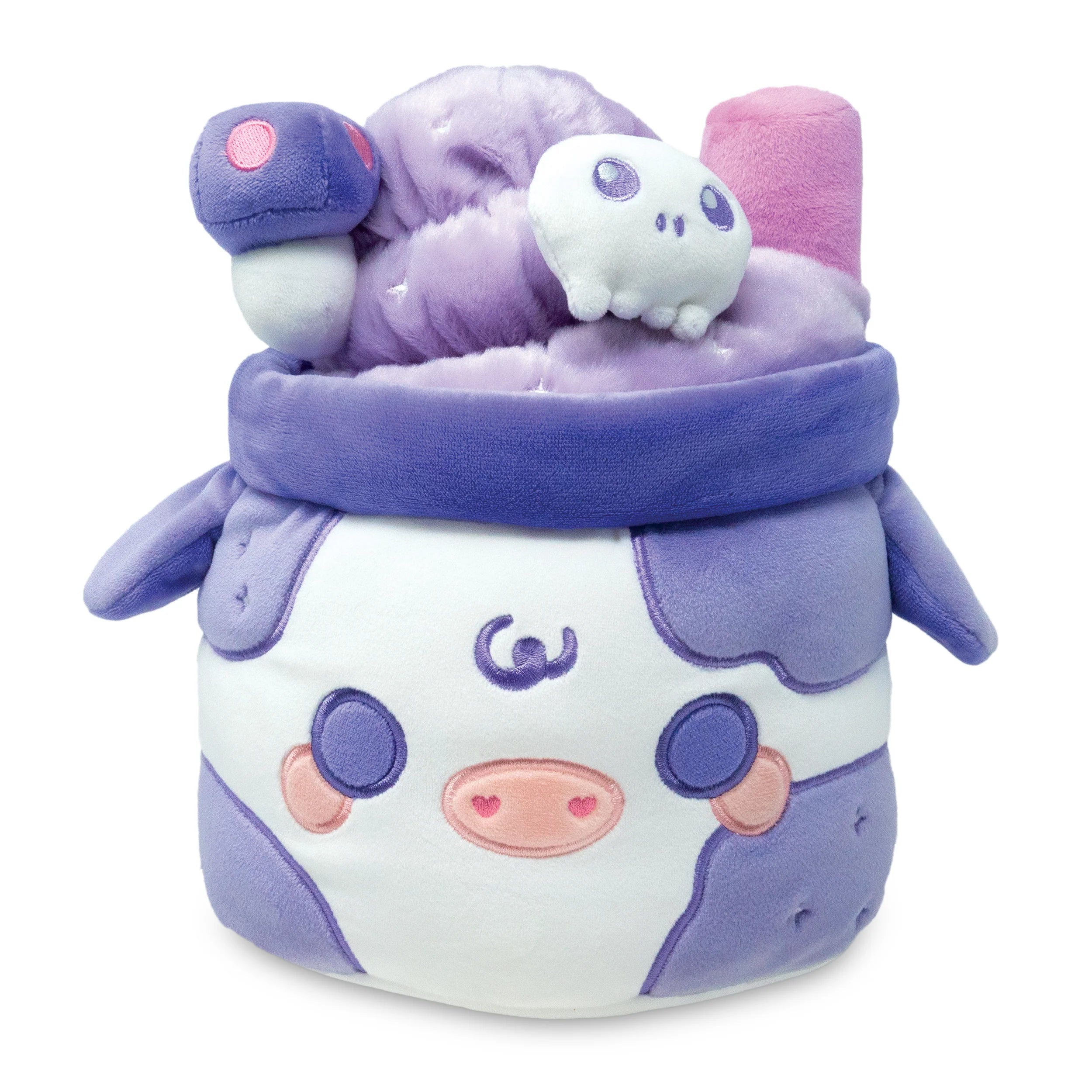 Fluffy and warm toy companionsCuddle Barn® Witchy Brew Mooshake 11"