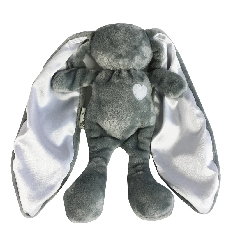 Sweet and innocent stuffed animalsCuddle Bunny - Grey with White Ears - Tiger Lily