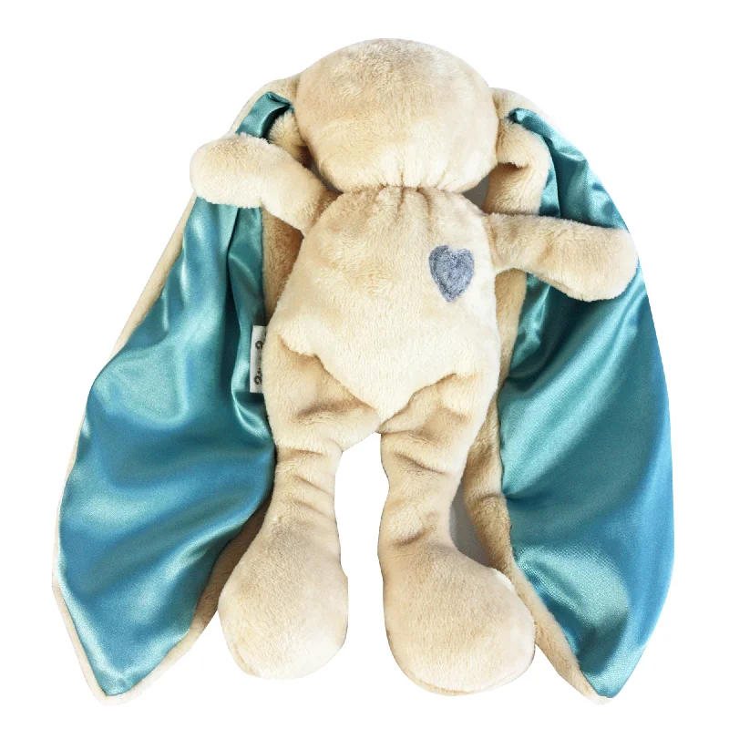 Huggable and cozy plush toysCuddle Bunny - Stone with Duck Egg Blue Ears - Tiger Lily