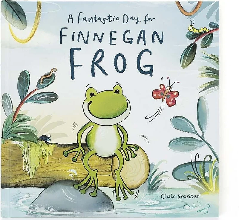 Adorable and gentle Jellycat friendsA Fantastic Day for Finnegan Frog Book
