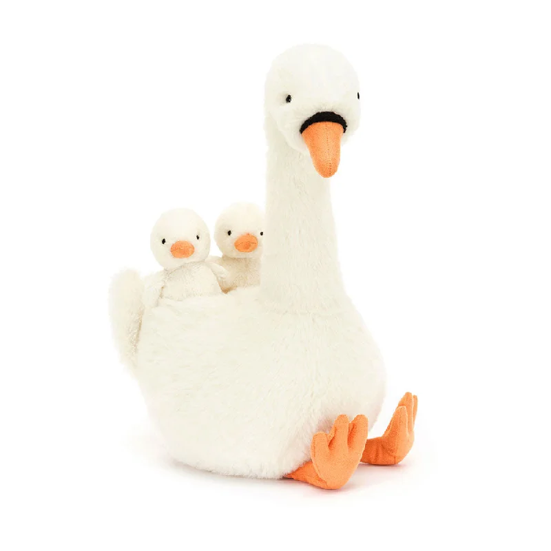 Sweet and endearing Jellycat stuffiesFeatherful Swan