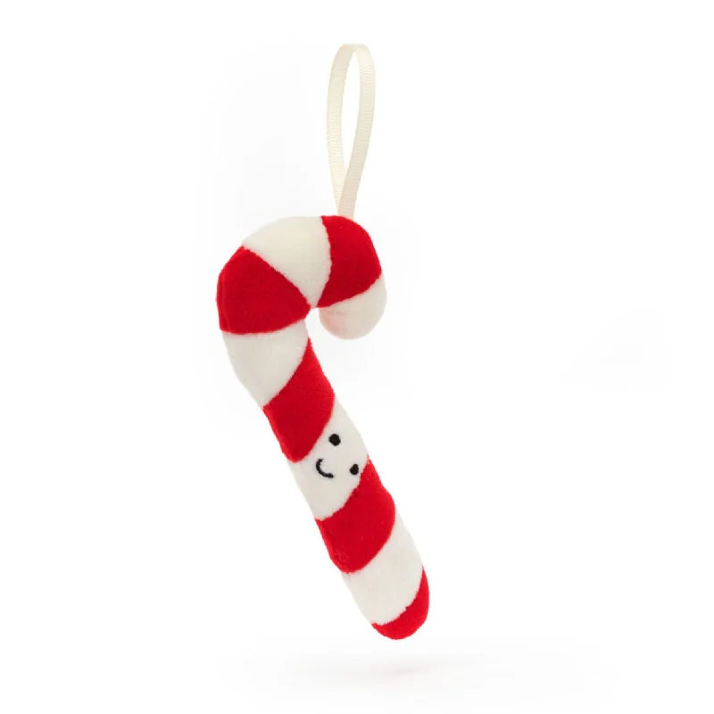 Huggable and comforting Jellycat creationsFestive Folly Candy Cane