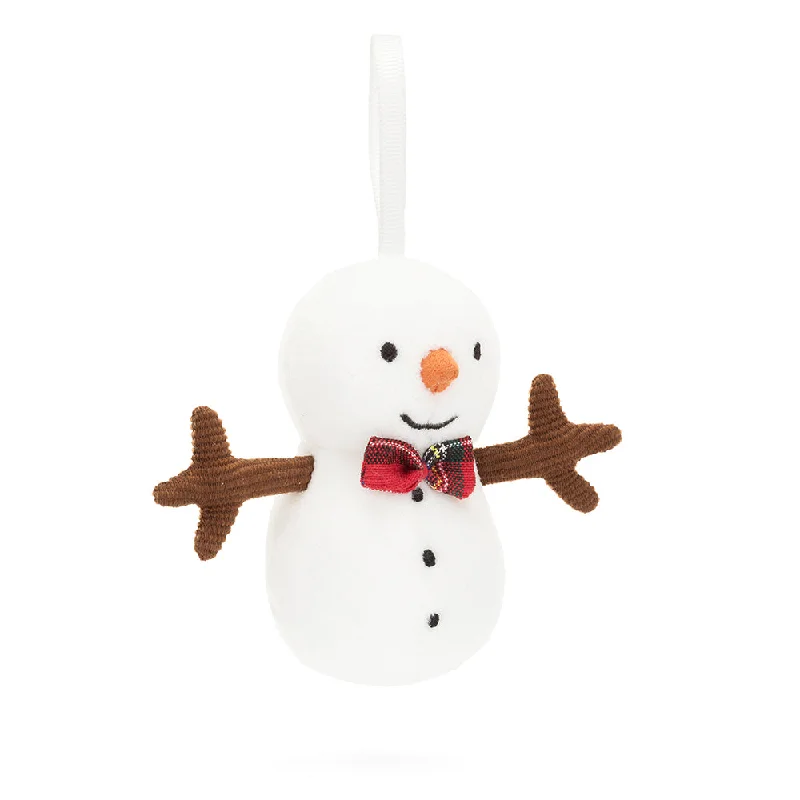 Adorable and gentle Jellycat friendsFestive Folly Snowman