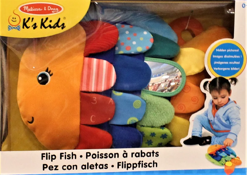 Fluffy and warm toy companionsFlip Fish