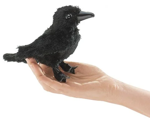 Endearing and lovable stuffed toysFolkmanis® Finger Puppet: Mini Raven
