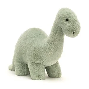 Playful and cheerful stuffed creaturesJellycat Fossilly Brontosaurus
