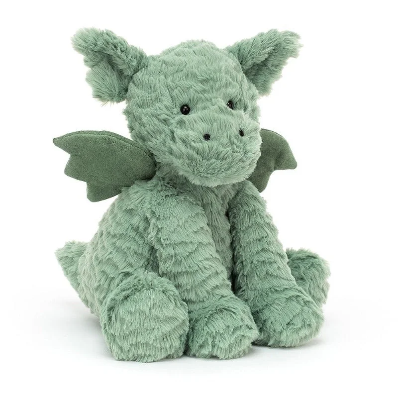 Huggable and charming Jellycat beloved by all ages.Fuddlewuddle Dragon