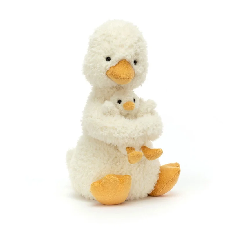 Huggable and comforting Jellycat creationsHuddles Duck