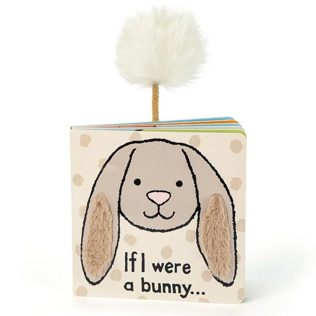 Cuddly and snuggly Jellycat snuggle partnersIf I Were A Bunny - Beige (touch & feel)