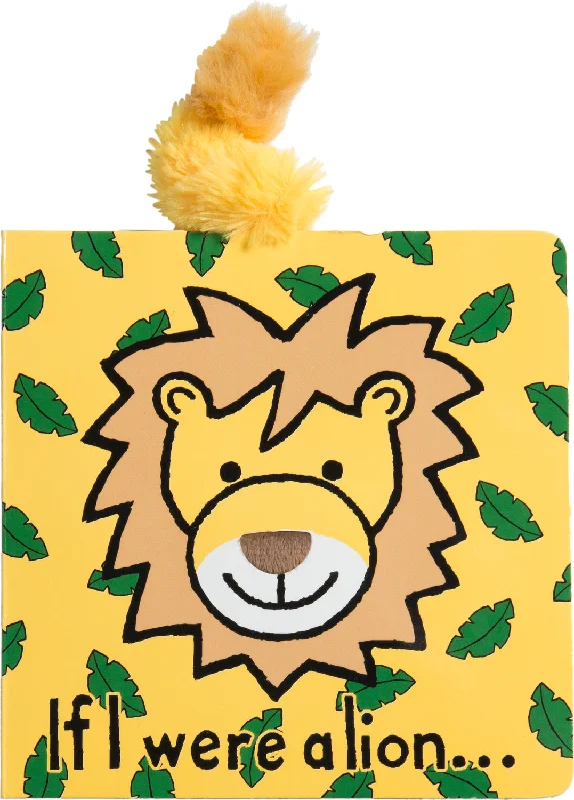 Fluffy and comforting Jellycat superior materialsIf I were a Lion Book