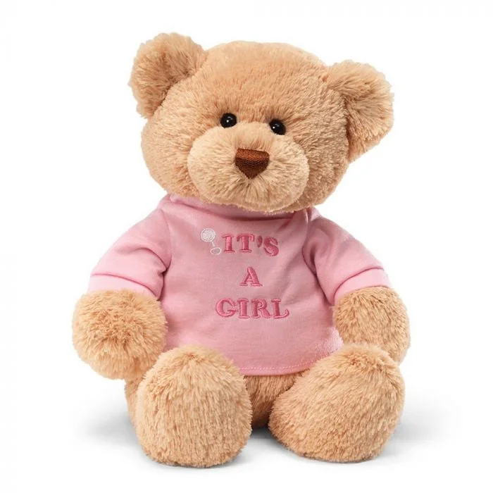 Adorable and charming plush figuresIt's a Girl Bear