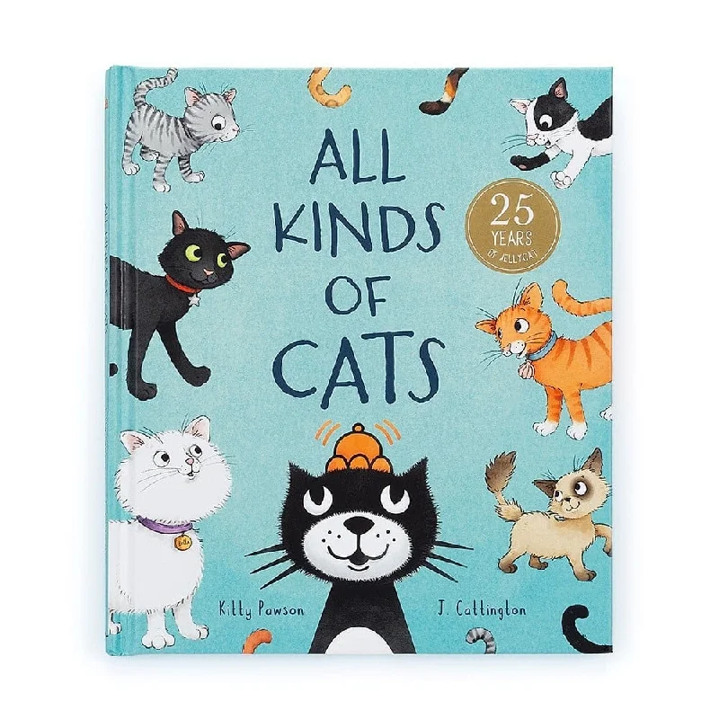 Plush and comforting Jellycat figuresJelllycat All Kinds Of Cats Book