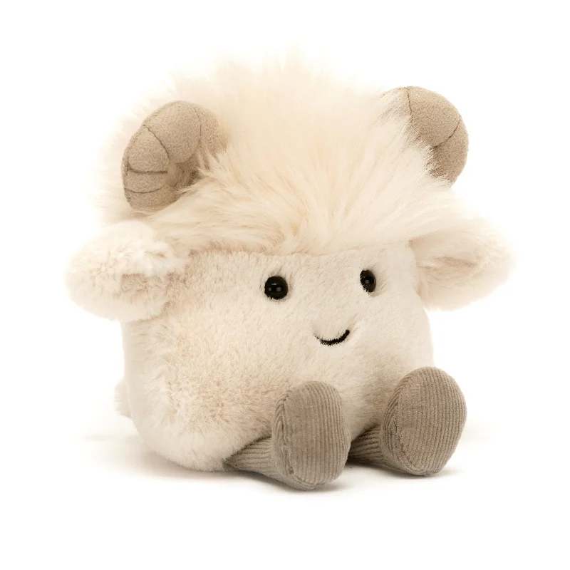 Soft and endearing Jellycat plushiesJellycat Amuseabean Ram 4"