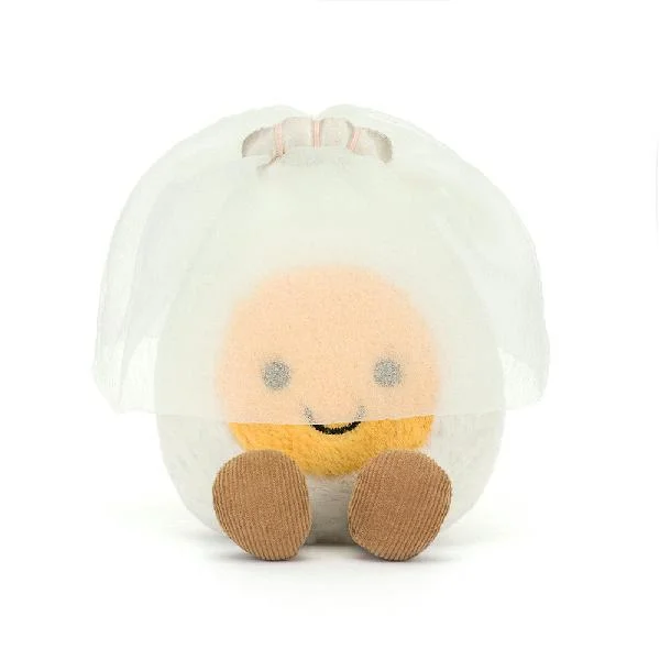 Cozy and delightful Jellycat companionsJellycat Amuseable Boiled Egg Bride 5.5"