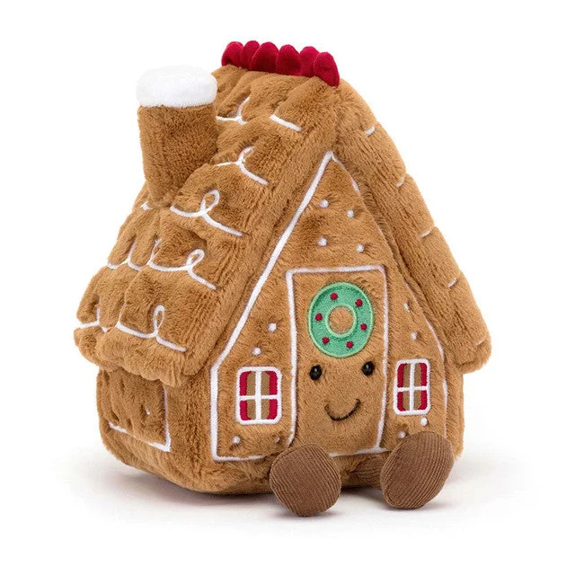Cuddly and lovely Jellycat animalsJellycat Amuseable gingerbread house