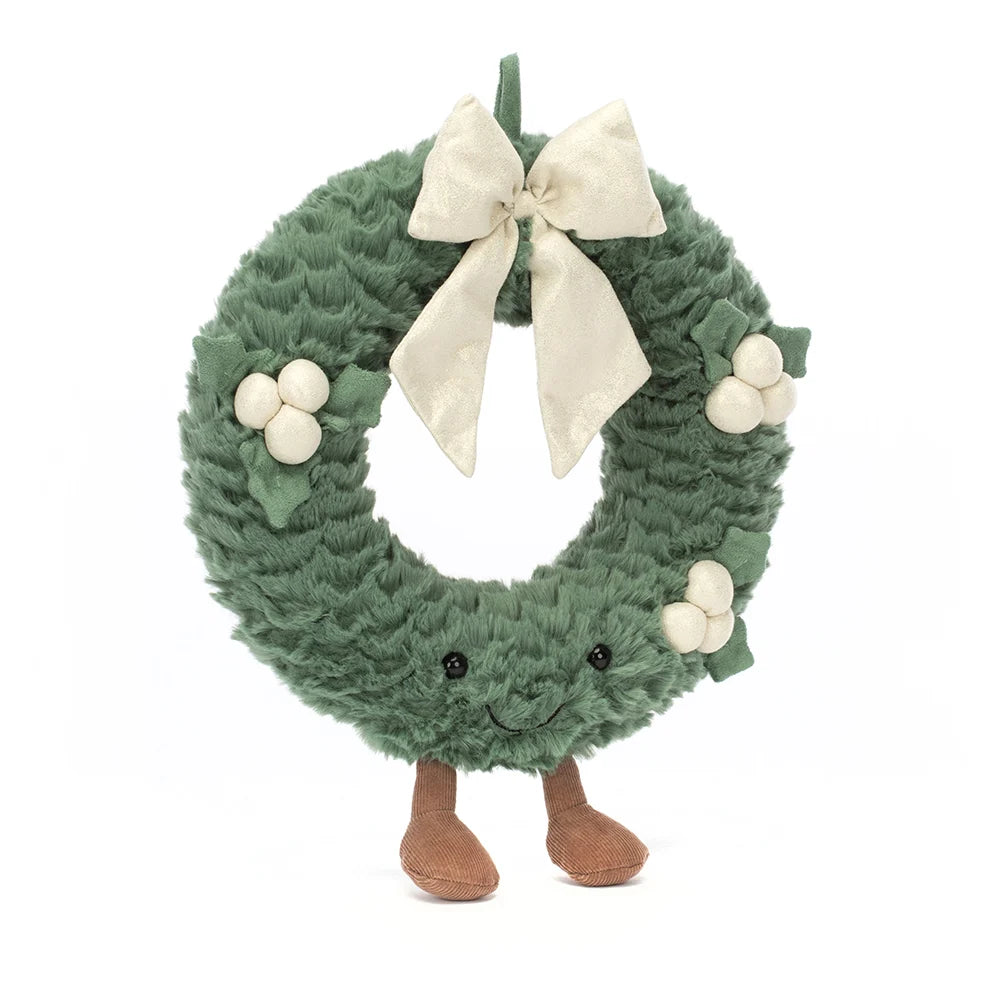 Fluffy and charming Jellycat itemsJellycat, Amuseable Gold Wreath Little