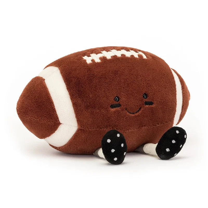 Adorable and plush Jellycat emotional support friendsJellycat Amuseable Sports American Football