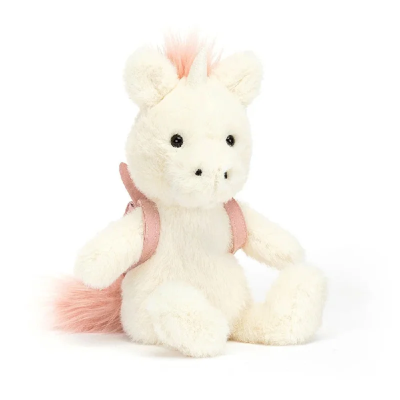 Soft and endearing Jellycat plushiesJellycat backpack unicorn