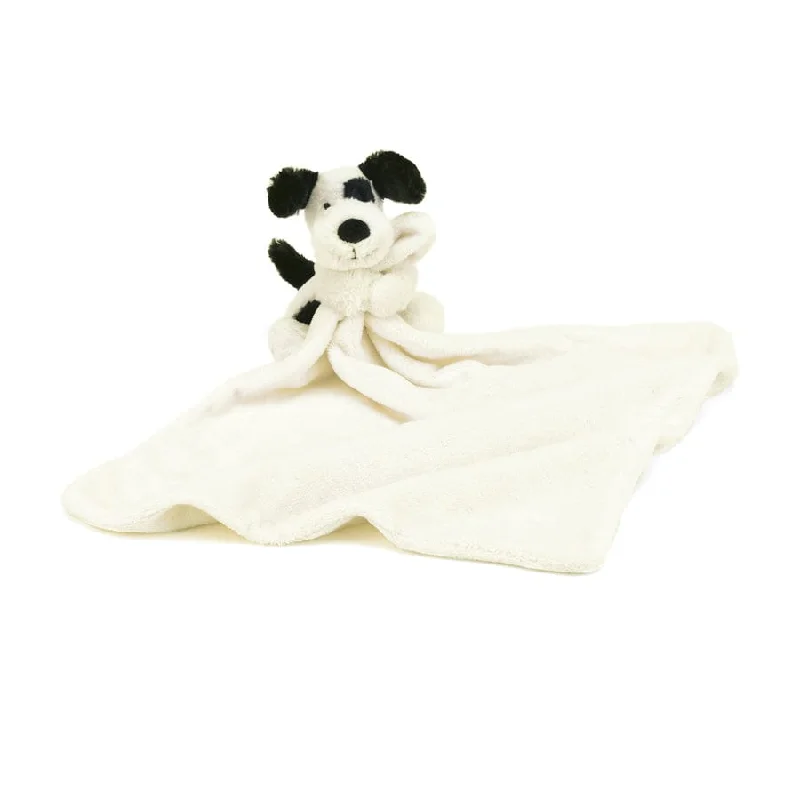 Cuddly and snuggly Jellycat snuggle partnersJellycat Bashful Black and Cream Puppy Soother