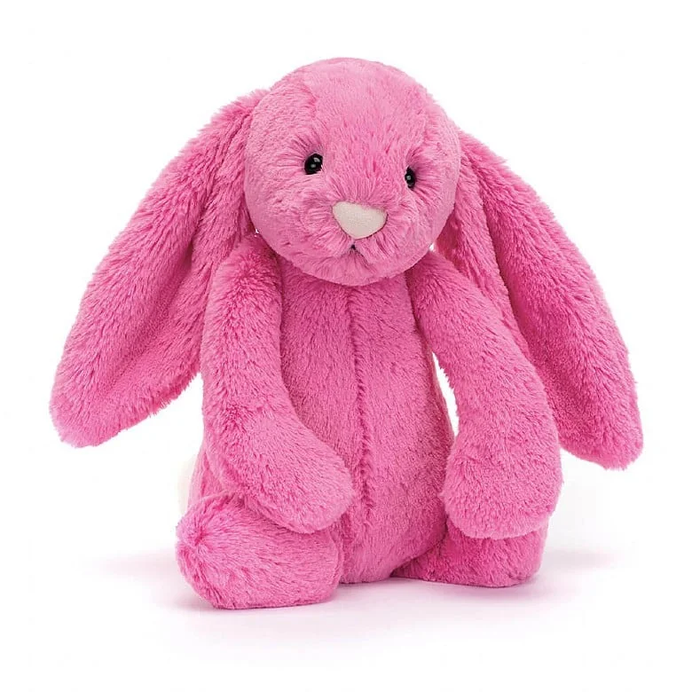 Adorable and tiny stuffed crittersJellycat Bashful Bunny HOT PINK Medium