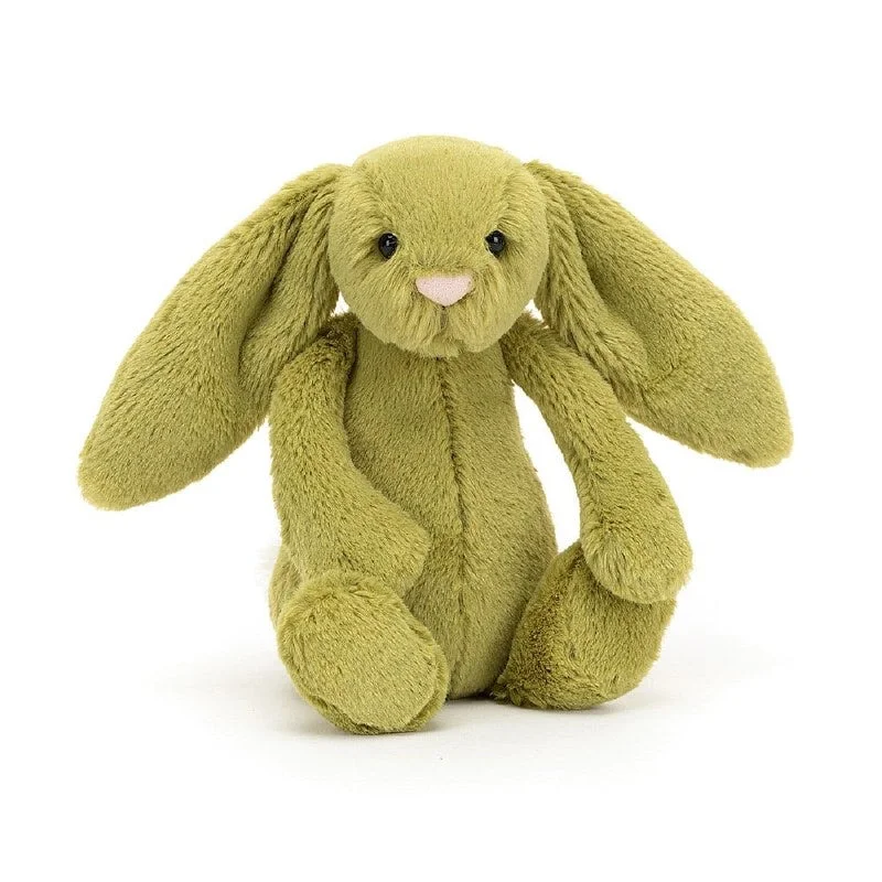 Colorful and vibrant plush creationsJellycat Bashful Bunny MOSS SMALL