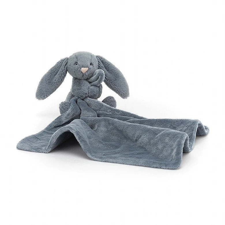 Colorful and vibrant plush creationsJellycat Bashful Bunny Soother - Dusky Blue