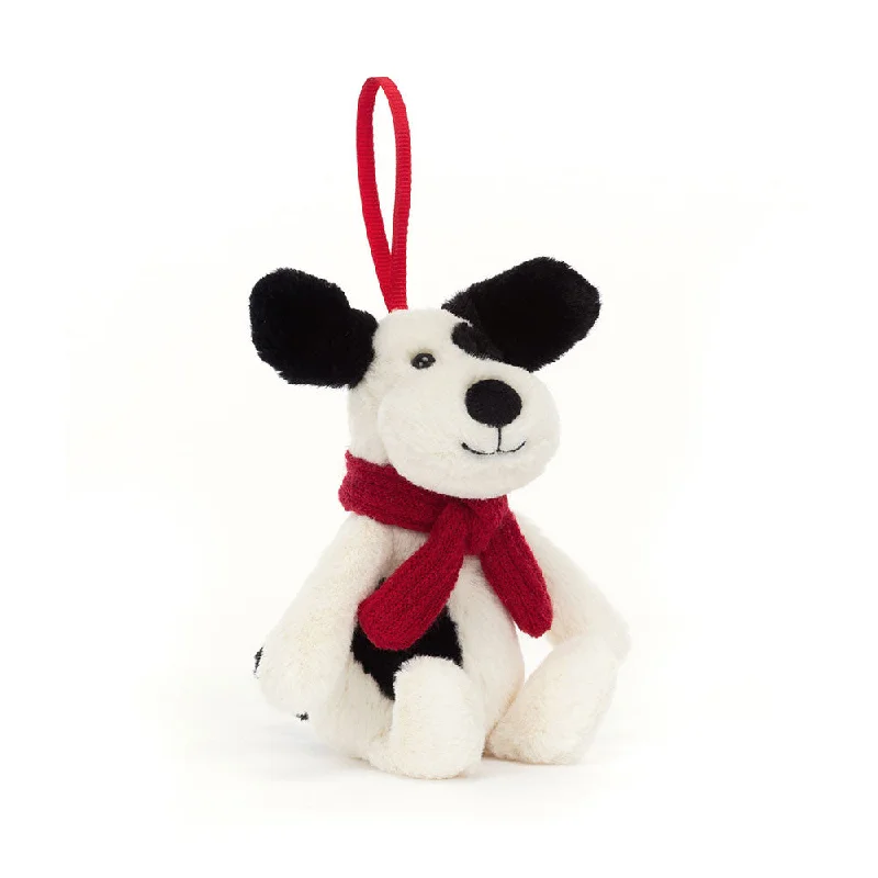 Cozy and gentle Jellycat attention to detailJellycat bashful puppy ornament