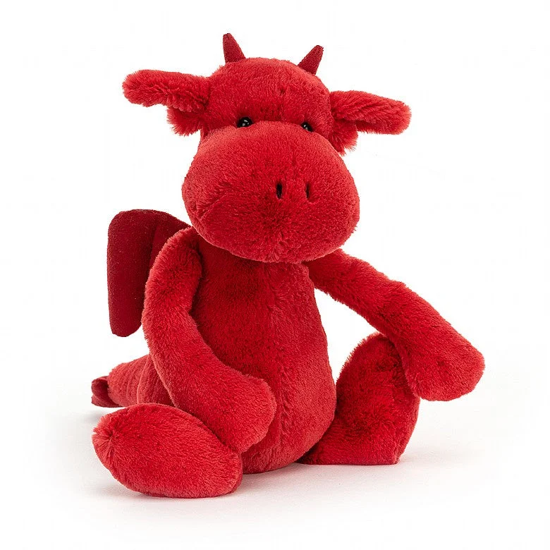 Sweet and innocent stuffed animalsJellycat Bashful RED DRAGON Medium