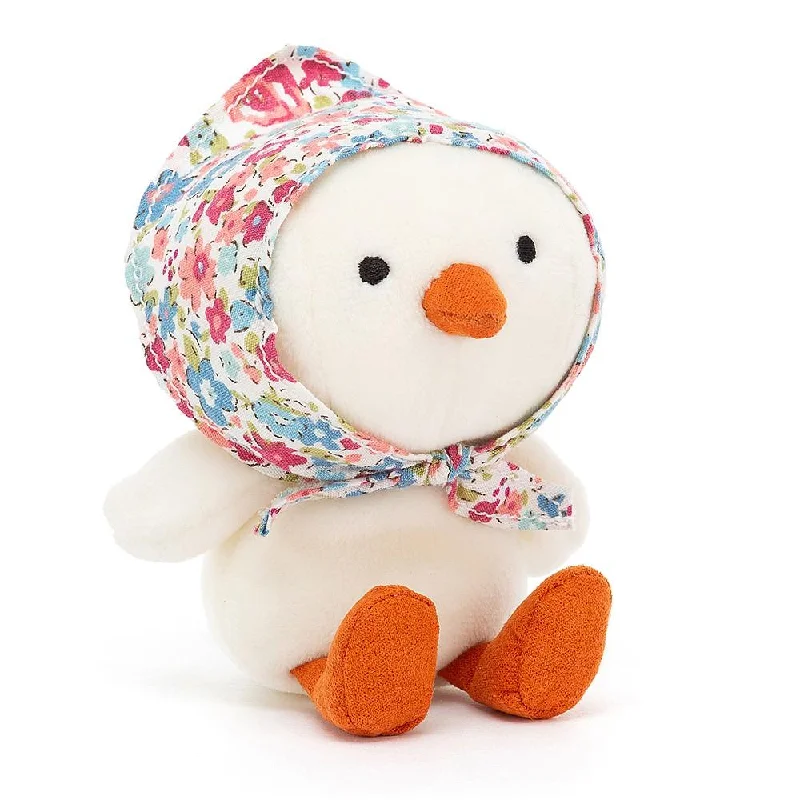 Adorable and tiny stuffed crittersJellyCat Betty Bonnet Cream Chick - H11cm