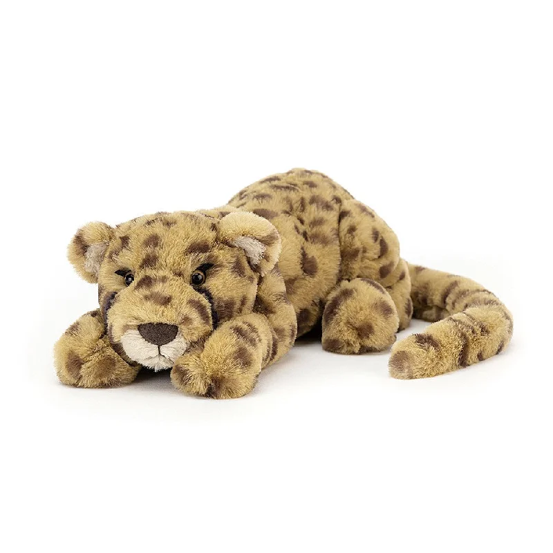 Fluffy and warm toy companionsJellyCat Charley Cheetah - Little H8cm