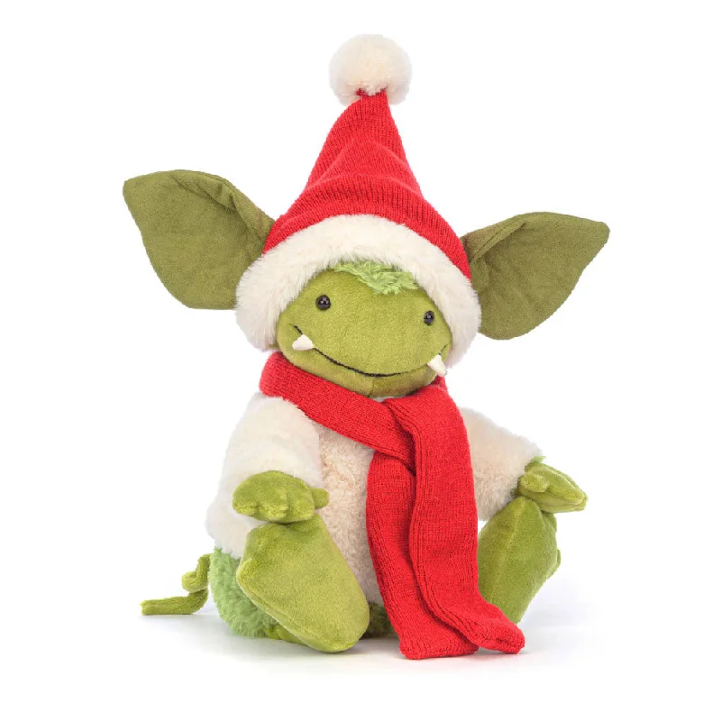 Cuddly and comforting plush charactersJellycat Christmas Grizzo