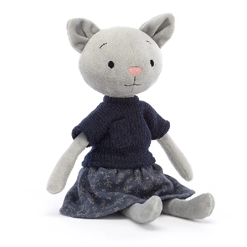 Huggable and charming Jellycat beloved by all ages.Jellycat Coquette Cutie Cat