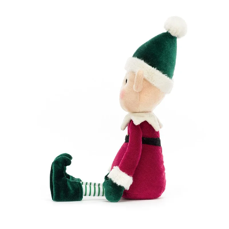 Huggable and charming Jellycat beloved by all ages.Jellycat Eldo Elf
