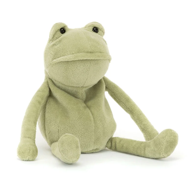 Cheerful and happy stuffed figuresJellycat Fergus Frog