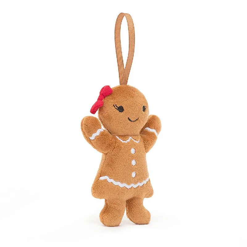 Huggable and sweet Jellycat all-around favoritesJellycat festive folly gingerbread Ruby Ornament