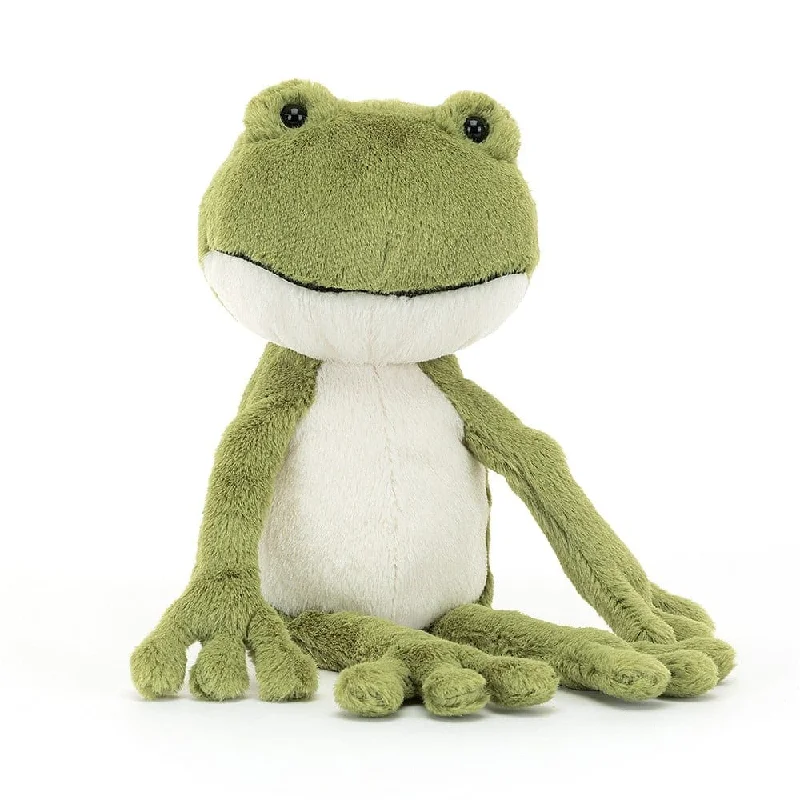 Adorable and plush Jellycat emotional support friendsJellycat Finnegan Frog