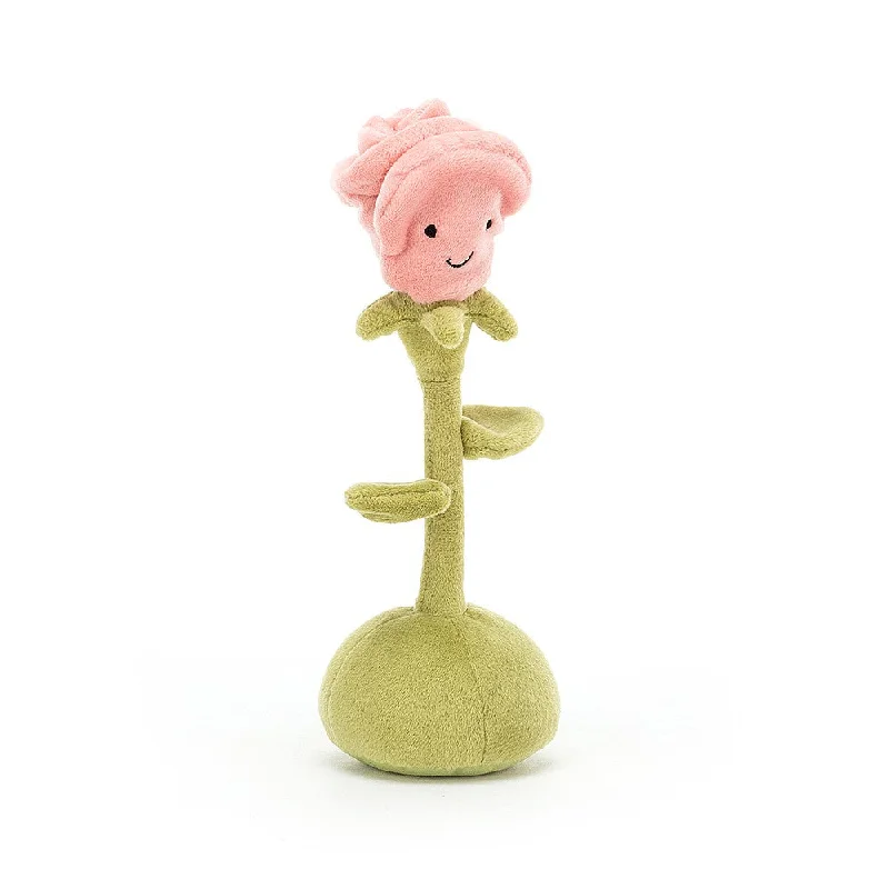 Sweet and innocent stuffed animalsJellyCat Flowerlette Rose - H21cm