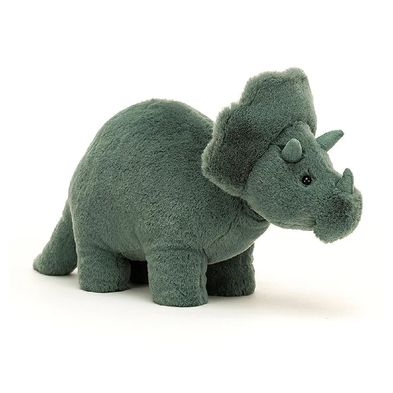 Cozy and gentle Jellycat attention to detailJellycat Fossilly Triceratops