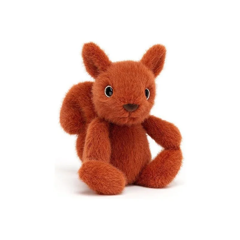 Colorful and vibrant plush creationsJellyCat Fuzzle Squirrel - H20cm