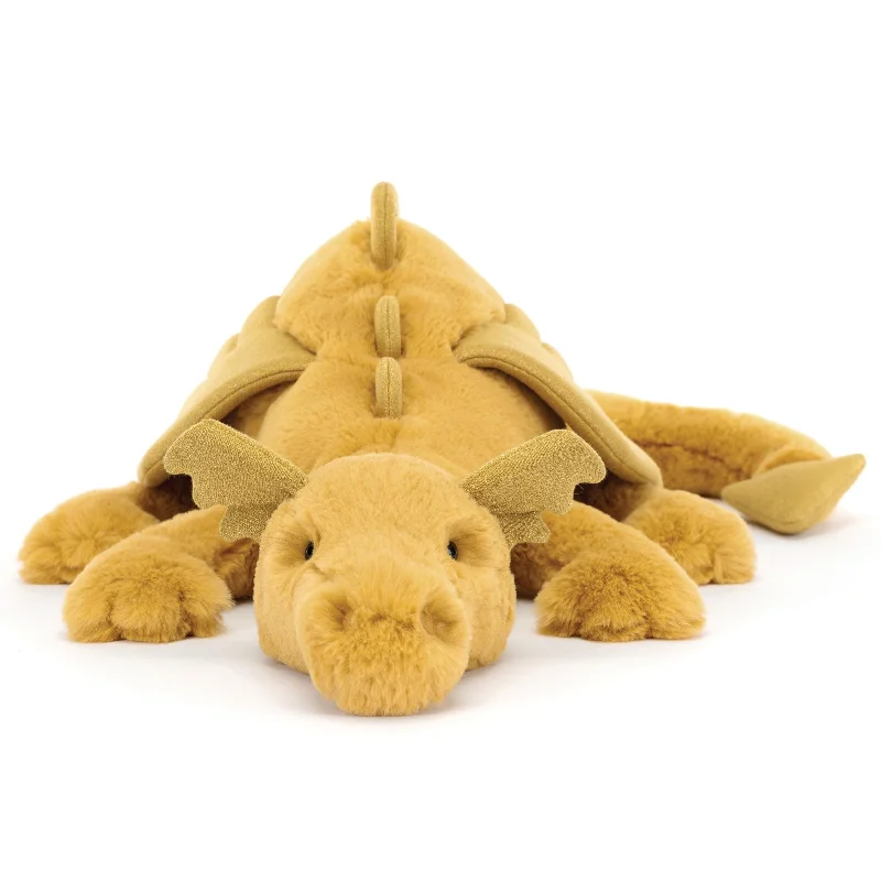 Huggable and charming Jellycat beloved by all ages.Golden Dragon Huge