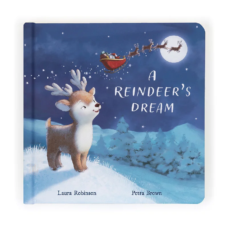 Sweet and endearing Jellycat stuffiesJellycat, In a Reindeers Dream Book