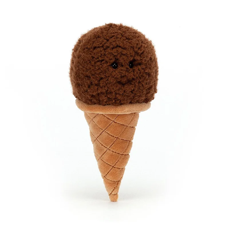 Fluffy and comforting Jellycat superior materialsJellycat Irresistible Ice Cream - Chocolate