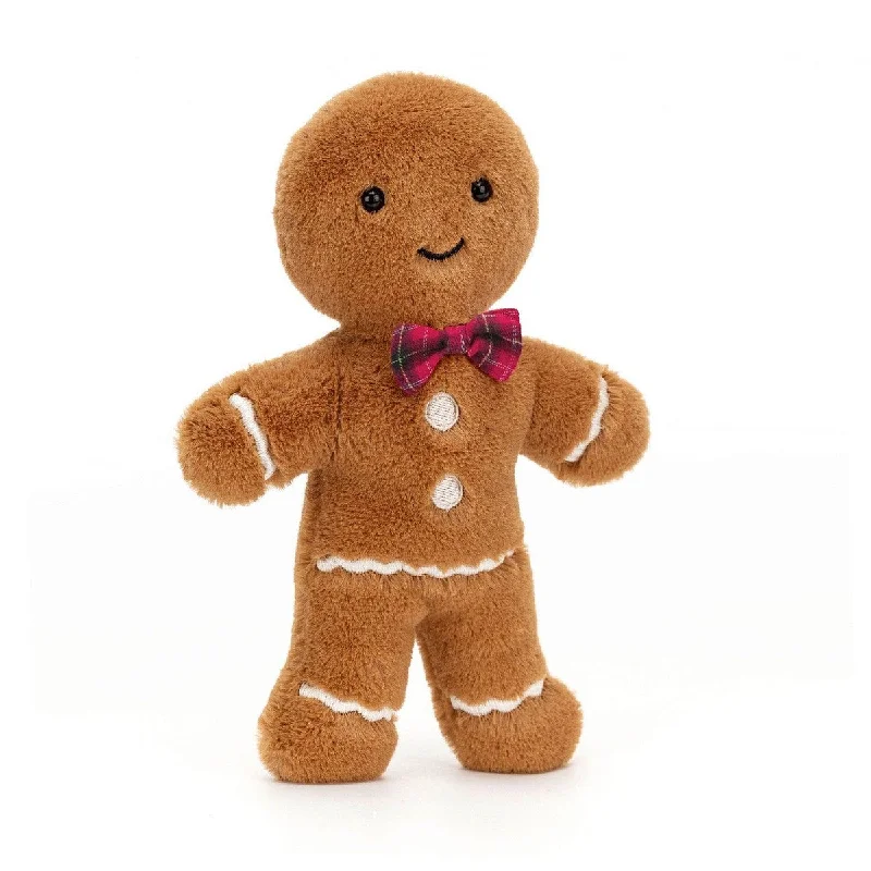 Adorable and snuggly Jellycat toysJellycat jolly gingerbread Fred original