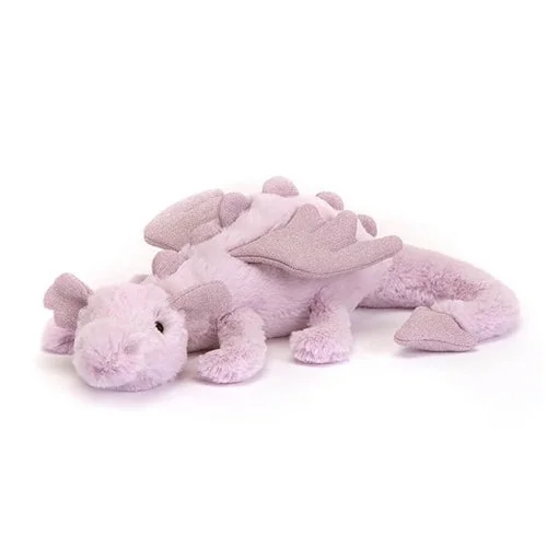 Colorful and vibrant plush creationsJellycat Little Lilac Dragon