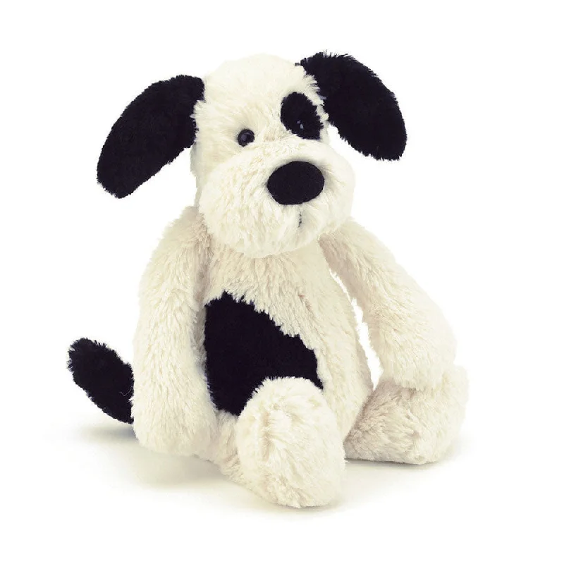 Cuddly and lovely Jellycat animalsJellycat bashful black & cream puppy original