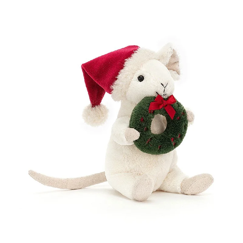 Huggable and comforting Jellycat creationsJellycat Merry Mouse - Wreath