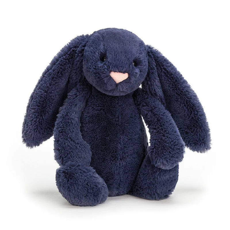 Adorable and gentle Jellycat friendsJellycat Navy Bashful Bunny - Small