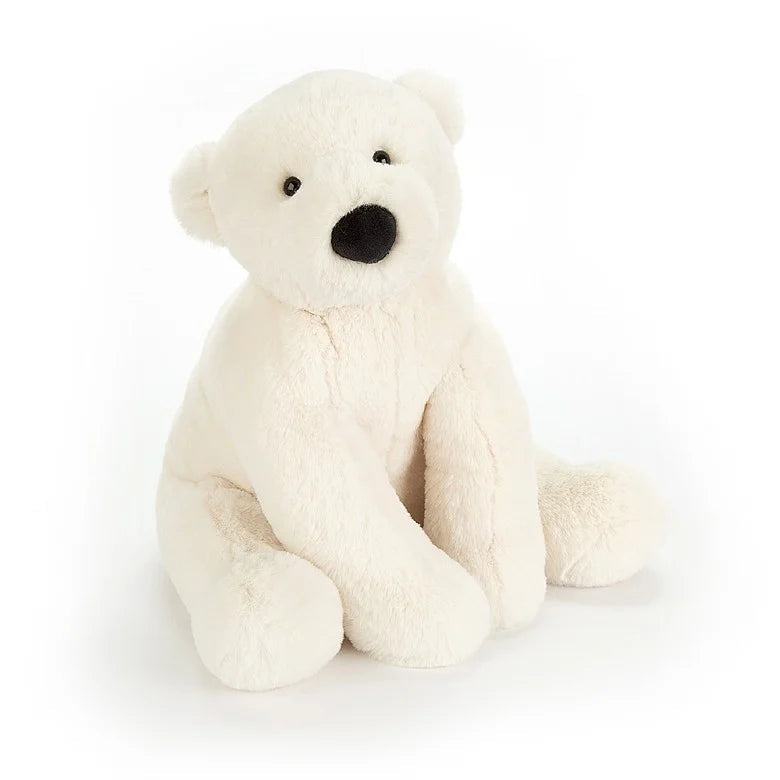 Cuddly and endearing Jellycat timeless appealJellycat, Perry Polar Bear Medium Size